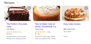 Google Sample Rich Snippets