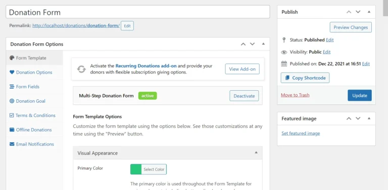 GiveWP donations plugin