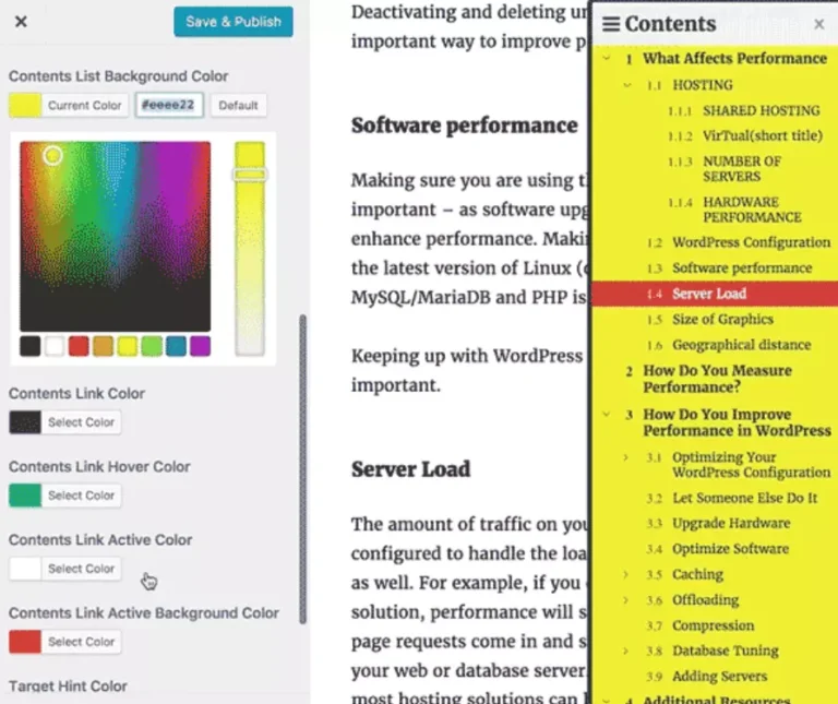 Fixed TOC plugin