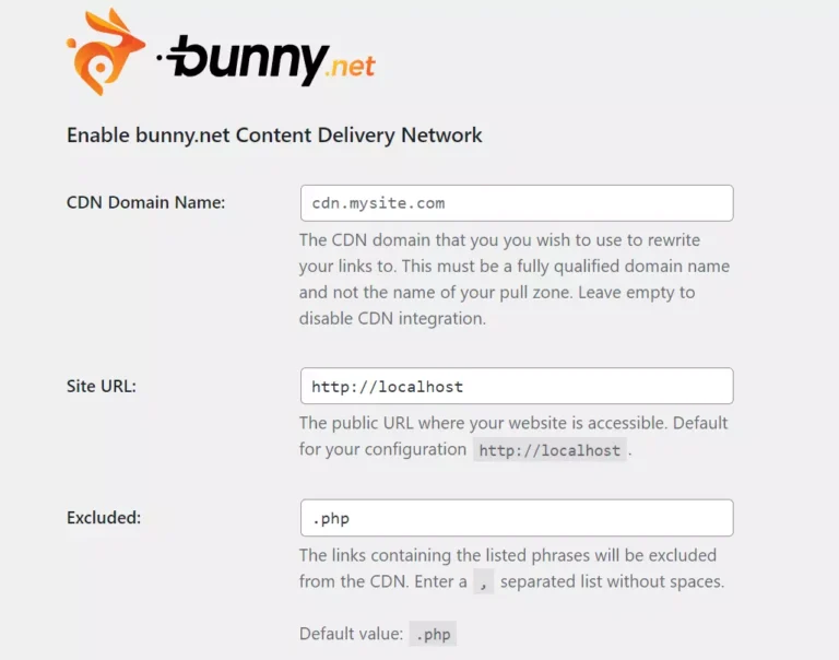 BunnyCDN plugin