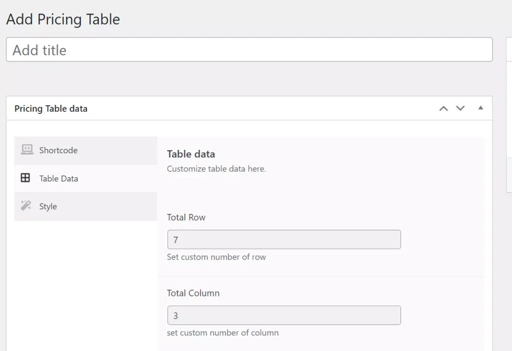 PickPlugins Pricing Tables