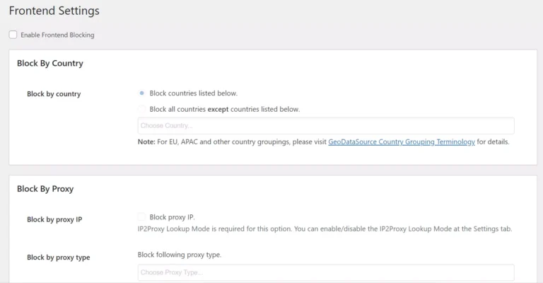 IP2Location Country Blocker