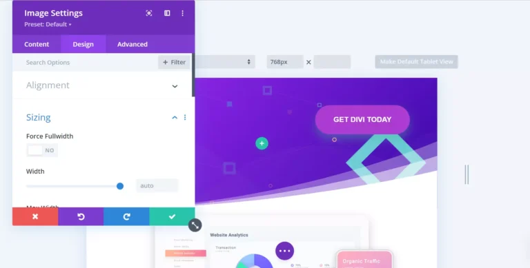 Divi page builder