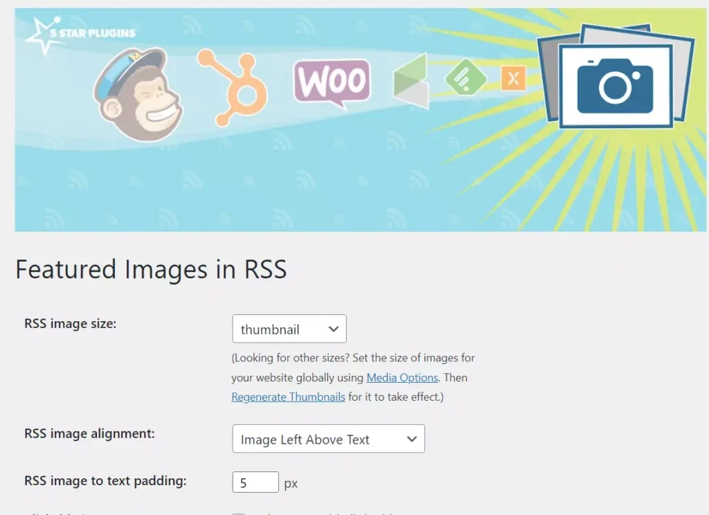 Featured Images In RSS