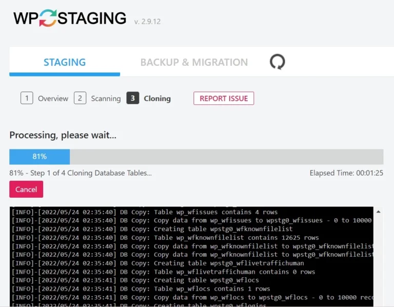 WP Staging