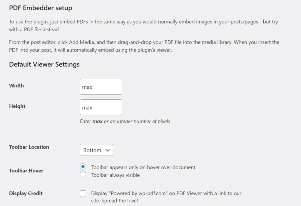 PDF Embedder