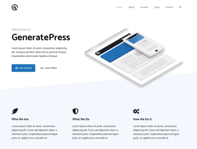 GeneratePress free vs premium